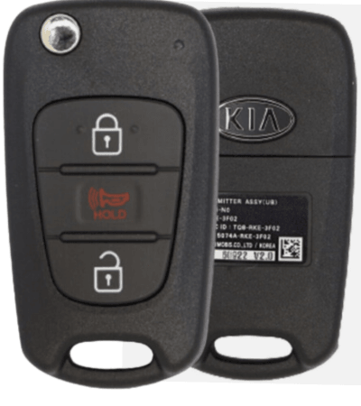 3 Button Kia Rio Flip Key TQ8-RKE-3F02 / 95430-1W020 (OEM Refurbished) - Southeastern Keys