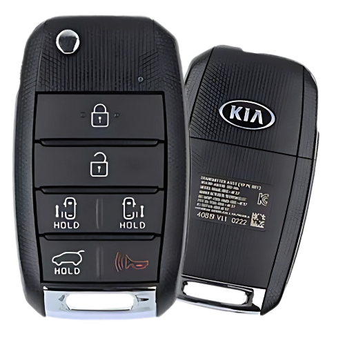 6 Button KIA Sedona Remote Flip Key TQ8-RKE-4F21 / 95430-A9300 (OEM)