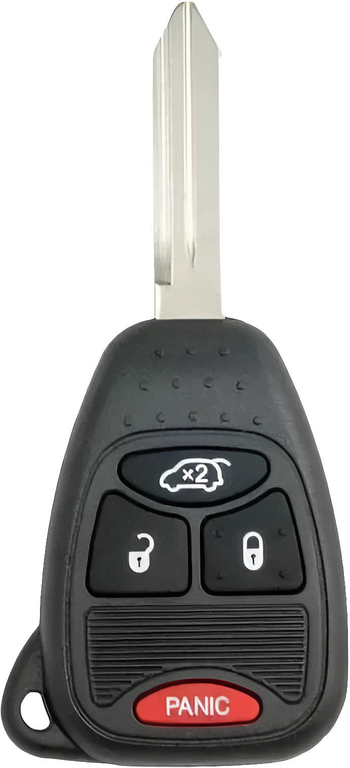 4 Button Dodge Remote Head Key w/ Trunk OHT692427AA / 5175815AA (OEM Refurbished)