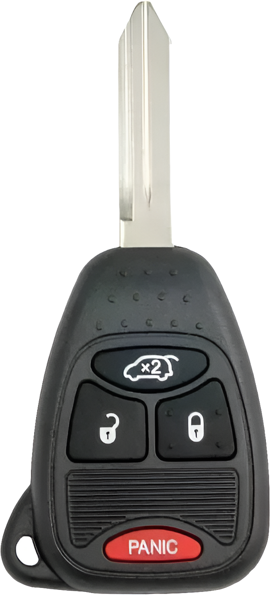 4 Button Dodge Remote Head Key w/ Trunk OHT692427AA / 5175815AA (OEM Refurbished)