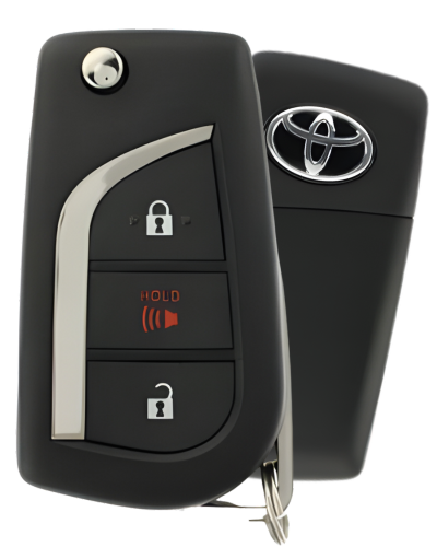 3 Button Toyota C-HR Flip Key MOZB3F2F2L / 89070-10082 (Japan) (OEM Refurbished)