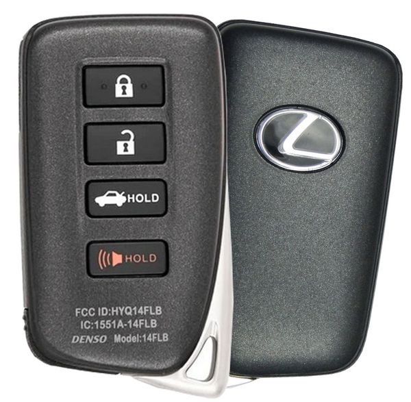 4 Button Lexus Proximity Smart Key w/ Trunk HYQ14FLB / 89904-24340 (OEM)