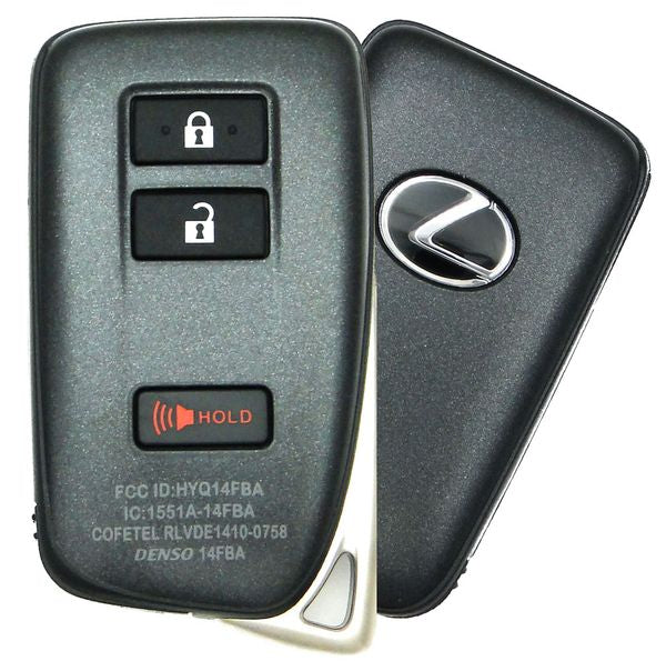 3 Button Lexus Proximity Smart Key HYQ14FBA-AG / 89904-78460 (OEM Refurbished)