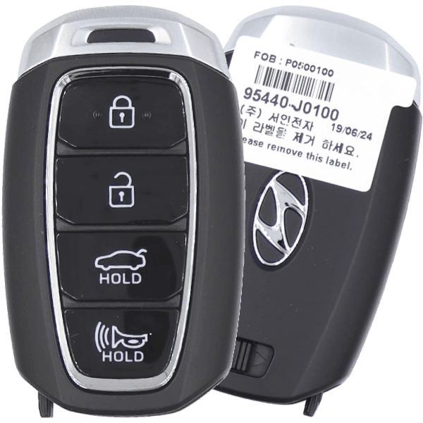 4 Button Hyundai Accent Proximity Smart Key w/ Trunk NYOSYEC4FOB1608 / 95440-J0100 (OEM) - Southeastern Keys