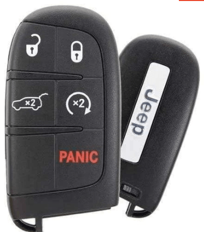 5 Button Jeep Proximity Smart Key w/ Hatch M3N40821302 / 68143504 (OEM Refurbished) - Southeastern Keys