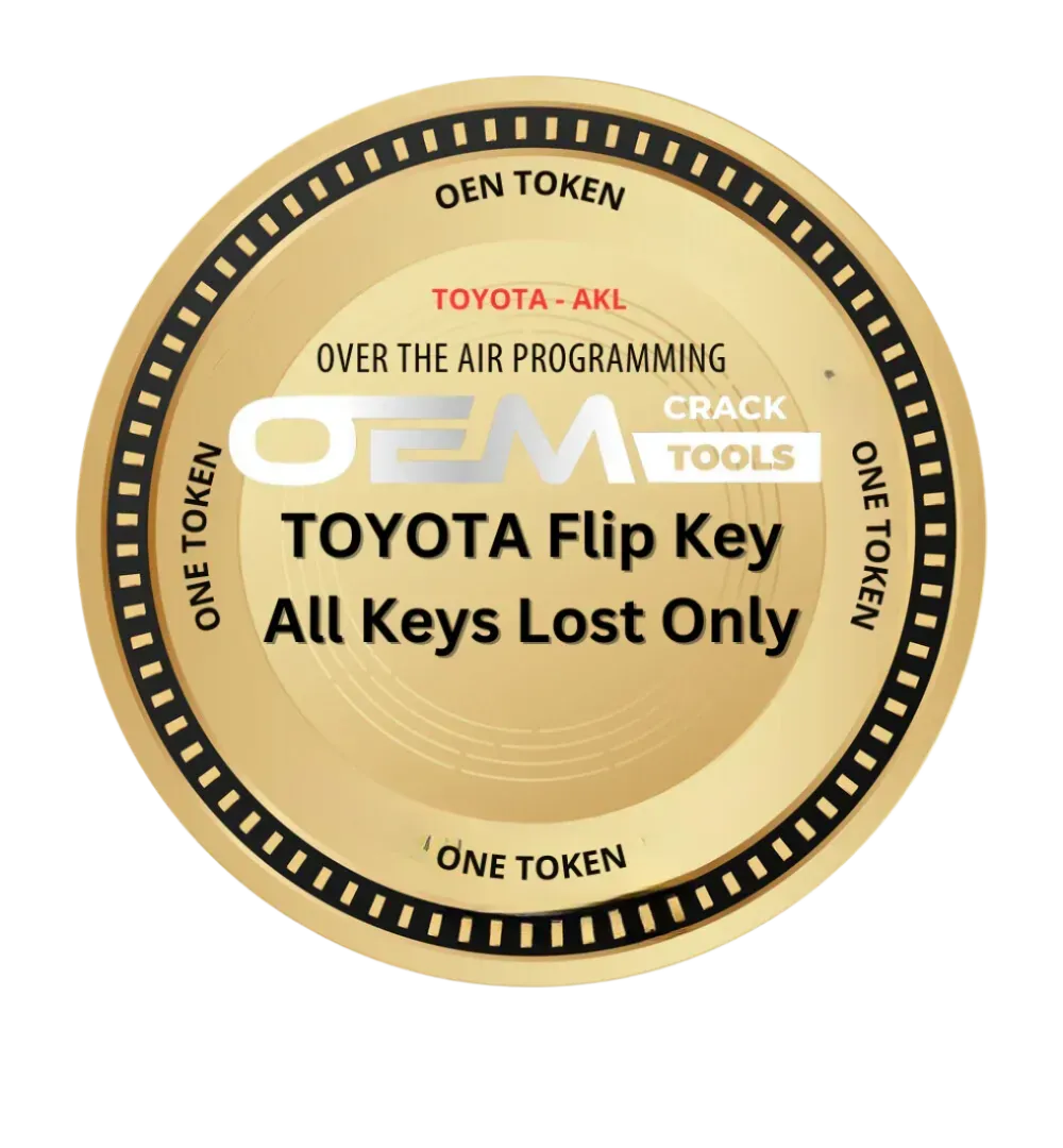 TOYOTA Over the Air Programming for All Keys Lost - NON-Member Token - Southeastern Keys