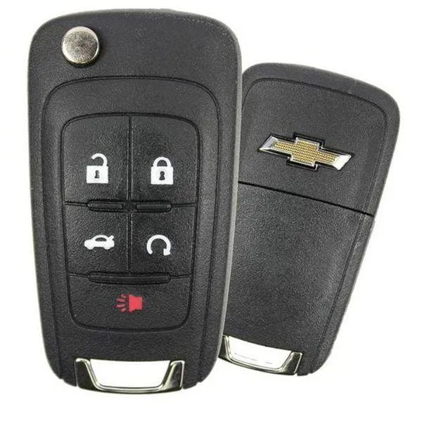 5 Button Chevrolet Flip Key PEPS OHT05918179 / 13500319 (OEM Refurbish ...