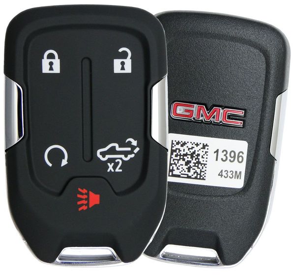 5 Button GMC Sierra Proximity Smart Key w/ Tailgate HYQ1EA / 13591396 (OEM Refurbished)