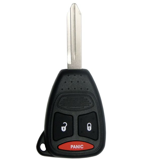 3 Button Dodge Remote Head Key KOBDT04A / 05183348AA (Big Buttons) (OEM Refurbished)