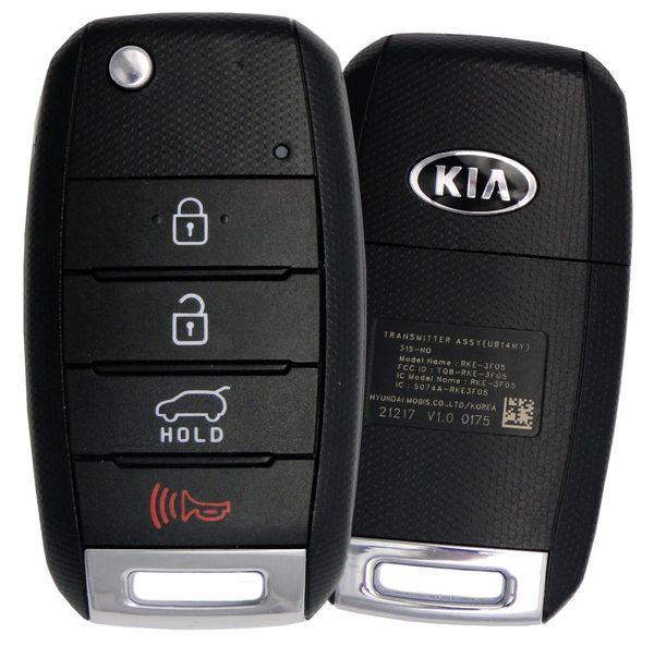 4 Button Kia Flip Key TQ8-RKE-3F05 (XMA F/L) 95430-1U500 (OEM) - Southeastern Keys