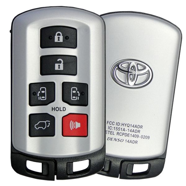 6 Button Toyota Proximity Smart Key HYQ14ADR / 89904-08010  (OEM)