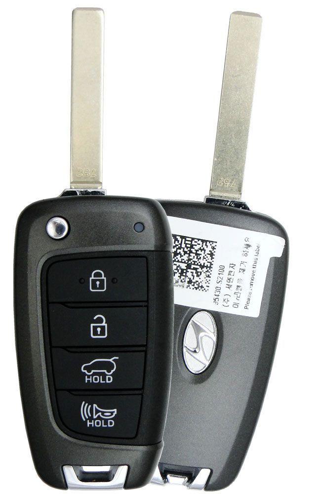 4 Button Hyundai Flip Key 95430-S2100 / TQ8-RKE-4F39 (OEM) - Southeastern Keys