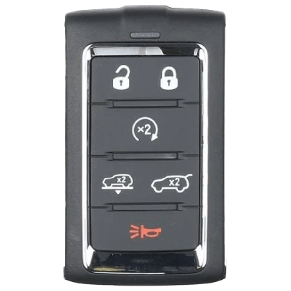 6 Button Smart Key 2021-2022 Jeep Grand Wagoneer  M3NWXF0B1 / 68516738AA (Aftermarket)