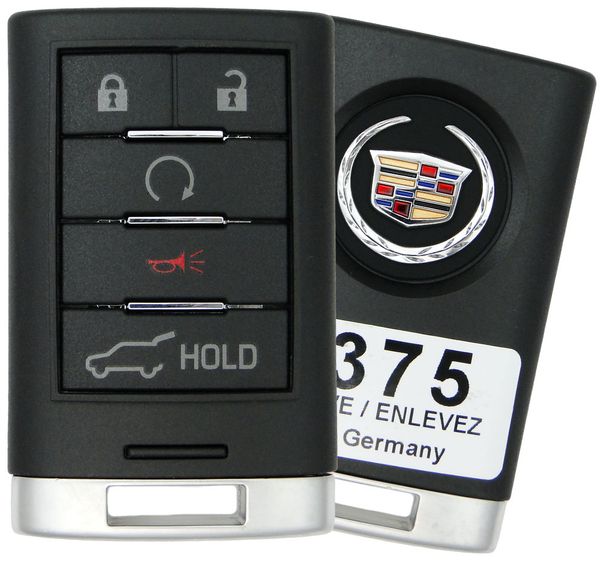 5 Button Cadillac Proximity Smart Key NBG009768T / 22865375  (OEM)