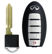 Load image into Gallery viewer, INFINITI 5 BUTTON PROXIMITY SMART KEY KR5S180144014 / IC 014 / 285E3-9NB5A (OEM)
