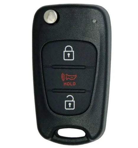 3 Button Kia Remote Flip Key NYOSEKSAM11ATX (SL) / 95430-3W701 (OEM) - Southeastern Keys