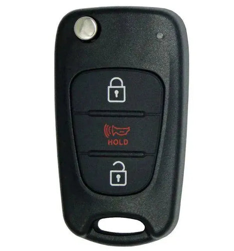 3 Button Kia Soul Remote Flip Key / NYOSEKSAM11ATX (AM F/L) / 95430-2K340 (Aftermarket) - Southeastern Keys