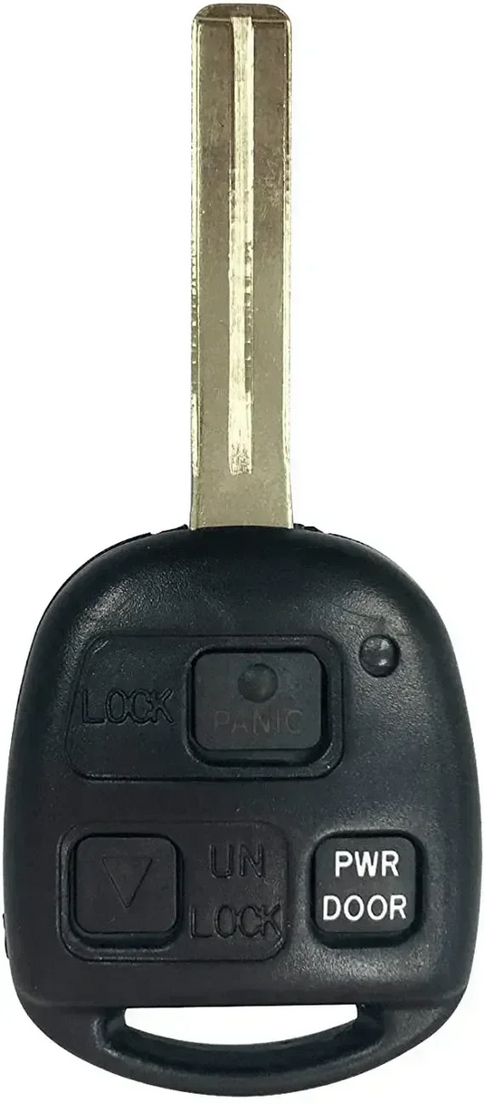 3 Button Lexus Remote Head Key w/ PWR DOOR HYQ12BBT / 89070-48821 / 4D68 (OEM) - Southeastern Keys