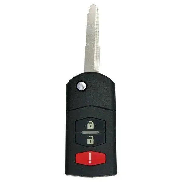 3 BUTTON MAZDA REMOTE FLIP KEY BGBX1T478SKE125-01 / CC43-67-5RYC (OEM) - Southeastern Keys