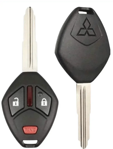 3 Button Mitsubishi Remote Head Key Shell 2007-2015 Mitsubishi / MIT3 / OUCG8D-620M-A - Southeastern Keys