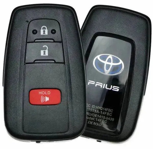 3 Button Toyota Prius Proximity Smart Key HYQ14FLA / 89904-47710 (OEM) - Southeastern Keys