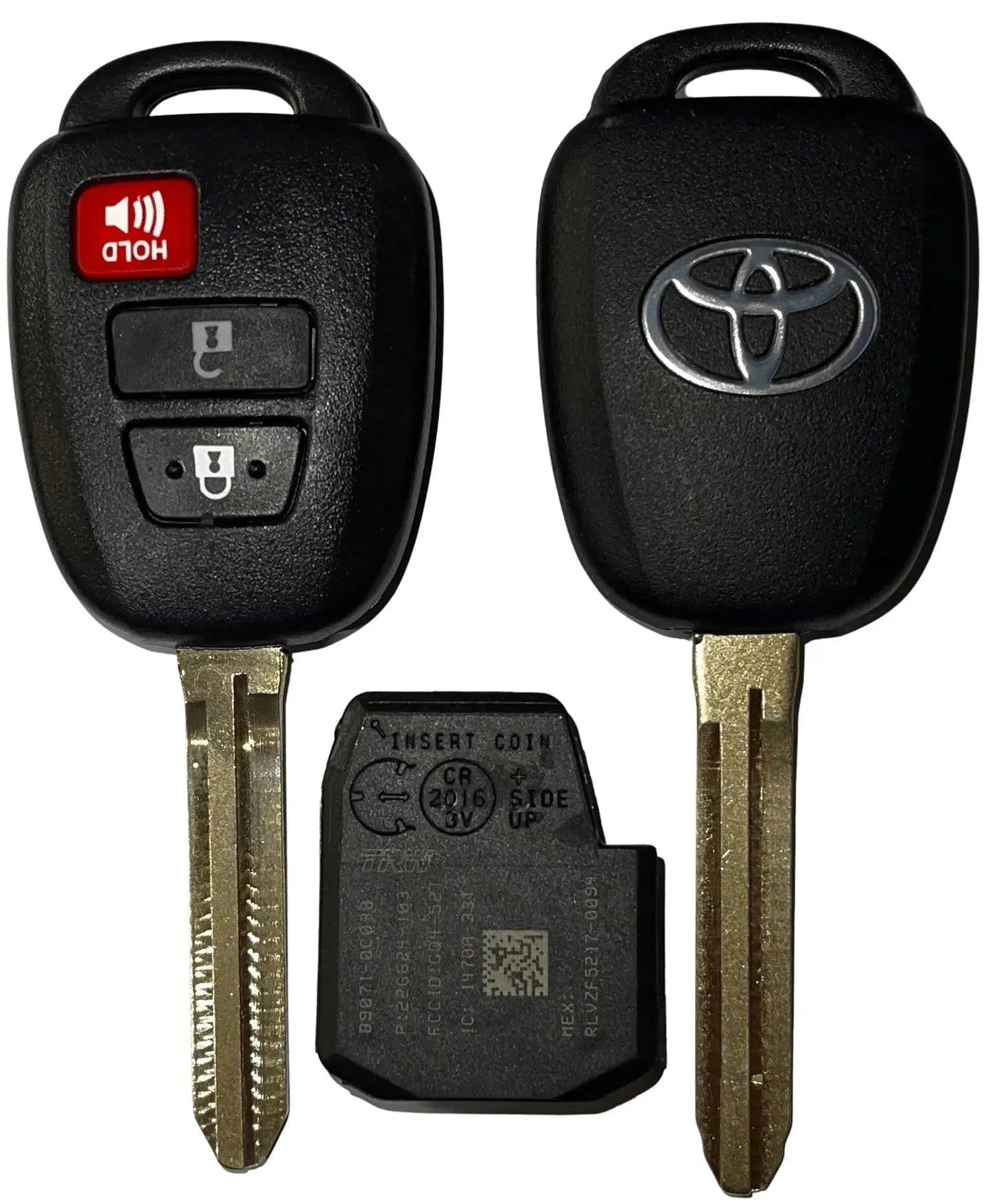 3 Button Toyota Remote Head Key GQ4-52T / 89071-0R040 / H Chip (OEM) - Southeastern Keys