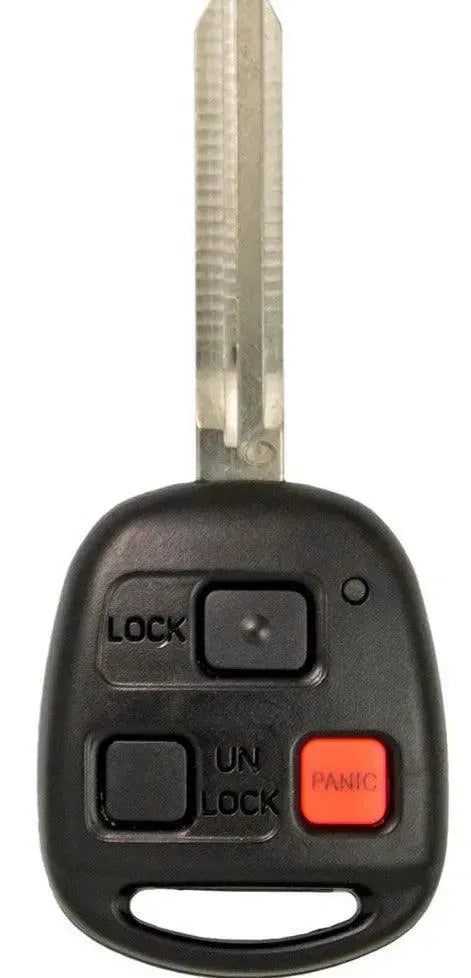 3 Button Toyota Remote Head Key HYQ12BBT / 89070-60750 / 4D67 CHIP (OEM Refurbished) - Southeastern Keys