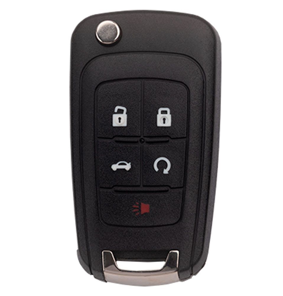5 Button Chevrolet Flip Key OHT05918179 / 13500319 (PEPS) Aftermarket