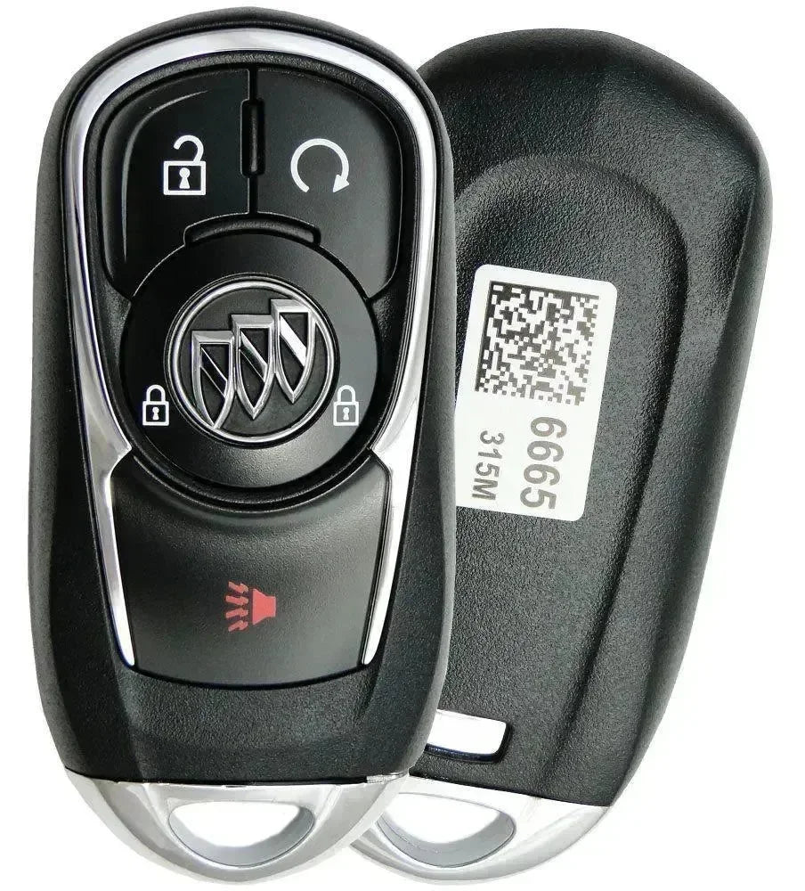 4 Button Buick Proximity Smart Key w/ Remote Start HYQ4AA / 13506665 (OEM) - Southeastern Keys