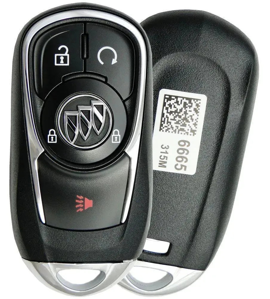 4 Button Buick Proximity Smart Key w/ Remote Start HYQ4AA / 13506665 (OEM) - Southeastern Keys