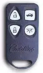 4-Button CADILLAC Key Fob Remote ABO0702T / 10178734 / 10269729 (OEM) - Southeastern Keys