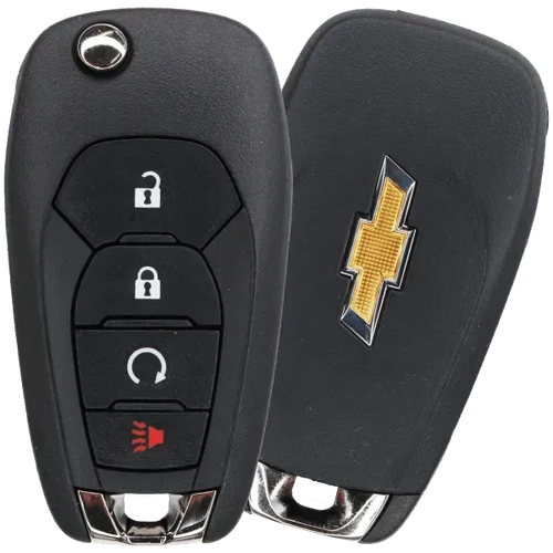 4 Button Chevrolet Cruze Flip Key w/ Remote Start LXP-T004 / 13530746 (OEM) - Southeastern Keys