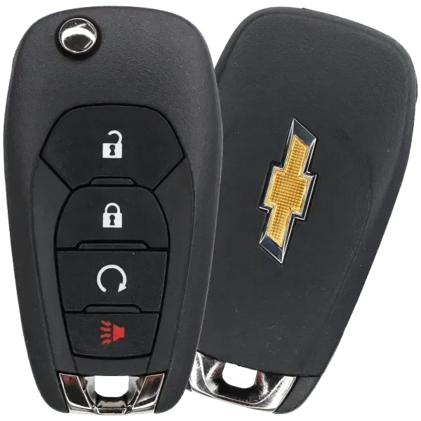 4 Button Chevrolet Cruze Flip Key w/ Remote Start LXP-T004 / 13530746 (OEM) - Southeastern Keys