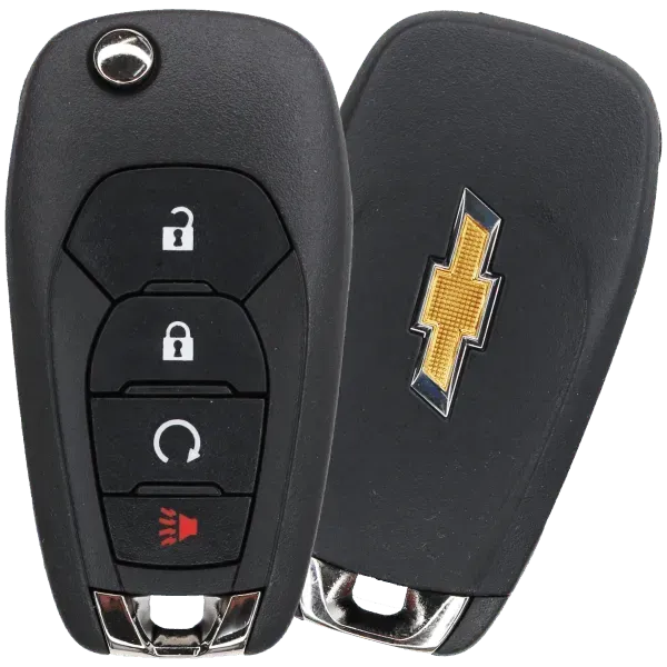 4 Button Chevrolet Cruze Flip Key w/ Remote Start LXP-T004 / 13530746 (OEM) - Southeastern Keys