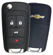 4 Button Chevrolet Flip Key w/ Trunk OHT01060512 / 13504200 (OEM Refurbished) - Southeastern Keys