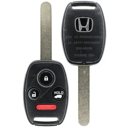 4 Button Honda Remote Head Key KR55WK49308 / 35118-SZA-A51 - GLASS RELEASE BUTTON - Southeastern Keys