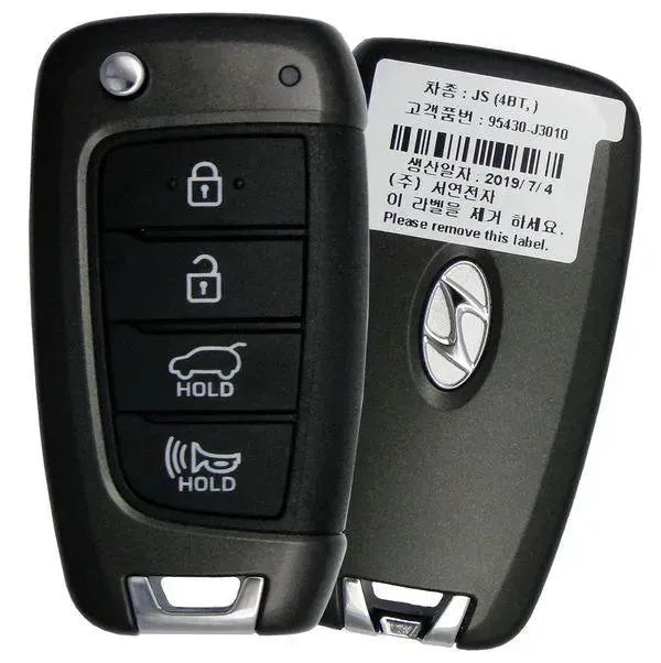 4 Button Hyundai Flip Key 95430-J3010 / SY5IGRGE04 (OEM) - Southeastern Keys