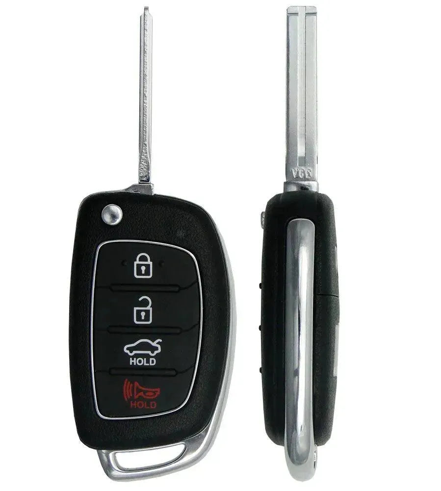 4 Button Hyundai Flip Key TQ8-RKE-4F16 / 95430-C1010 / 95430-C1000 (Aftermarket) - Southeastern Keys