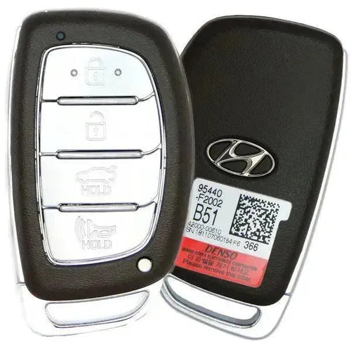 4 Button Hyundai Proximity Smart Key 95440-F2002 / CQOFD00120 (OEM) - Southeastern Keys