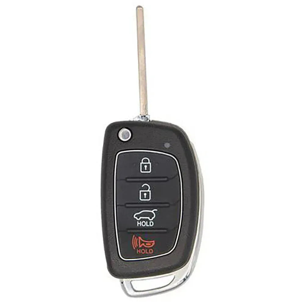 4 Button Hyundai Santa Fe Flip Key TQ8-RKE-4F31 / 95430-2W110 (Aftermarket) - Southeastern Keys