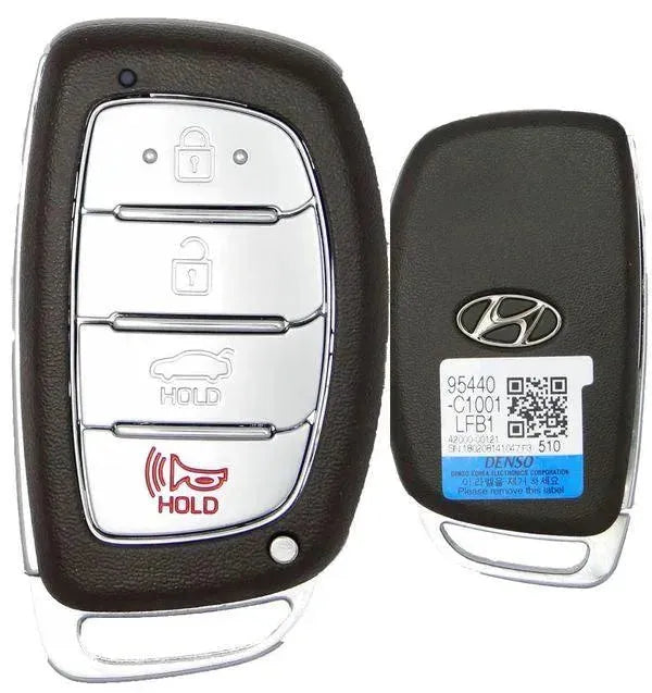 4 Button Hyundai Sonata Proximity Smart Key CQOFD00120 / 95440-C1000 95440-C1001 (Aftermarket) - Southeastern Keys