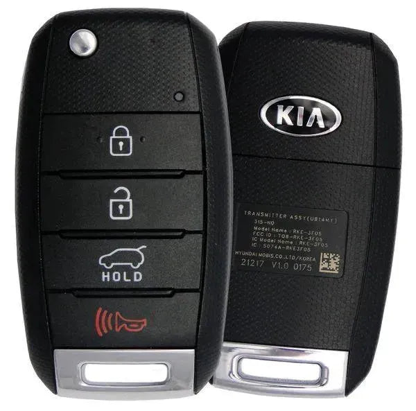 4 Button Kia Flip Key TQ8-RKE-3F05 (XMA F/L) 95430-1U500 (OEM) - Southeastern Keys