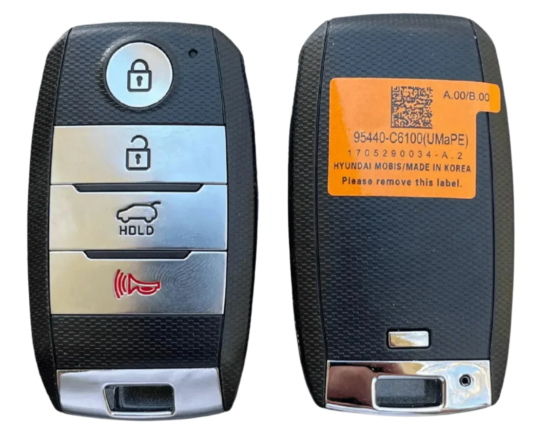 4 Button Kia Proximity Smart Key TQ8-FOB-4F06 / 95440-C6100 (Aftermarket) - Southeastern Keys