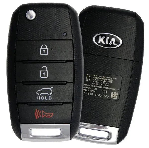 4 Button KIA Sorento Flip Key OSLOKA-910T (UMD) 95430-C6100 (OEM) - Southeastern Keys