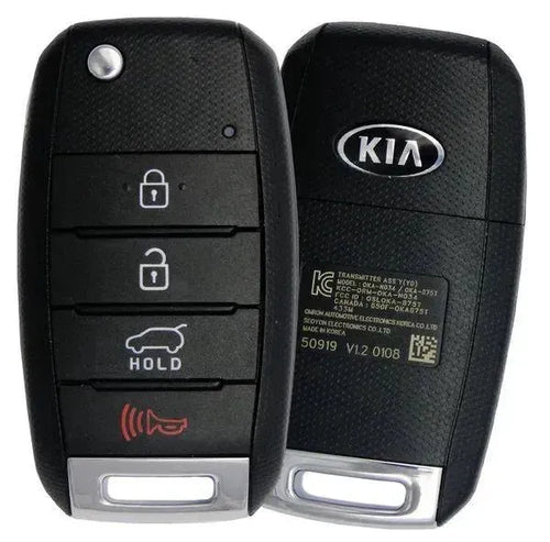 4 Button Kia Soul Remote Flip Key OSLOKA-875T / (PSD1) 95430-B2101 (OEM Refurbished) - Southeastern Keys