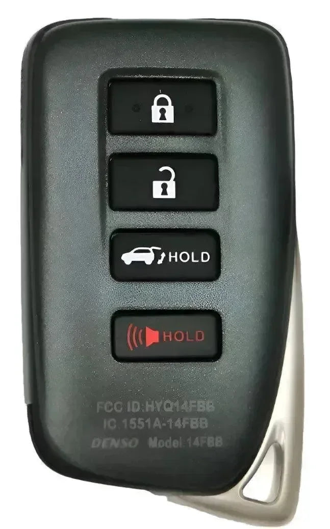 4 Button Lexus Proximity Remote Smart Key HYQ14FBB / G BOARD 0010 / 89 ...