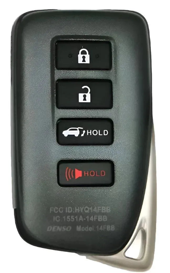 4 Button Lexus Proximity Remote Smart Key HYQ14FBB / G BOARD 0010 / 89904-0E160 (OEM Refurbished) - Southeastern Keys