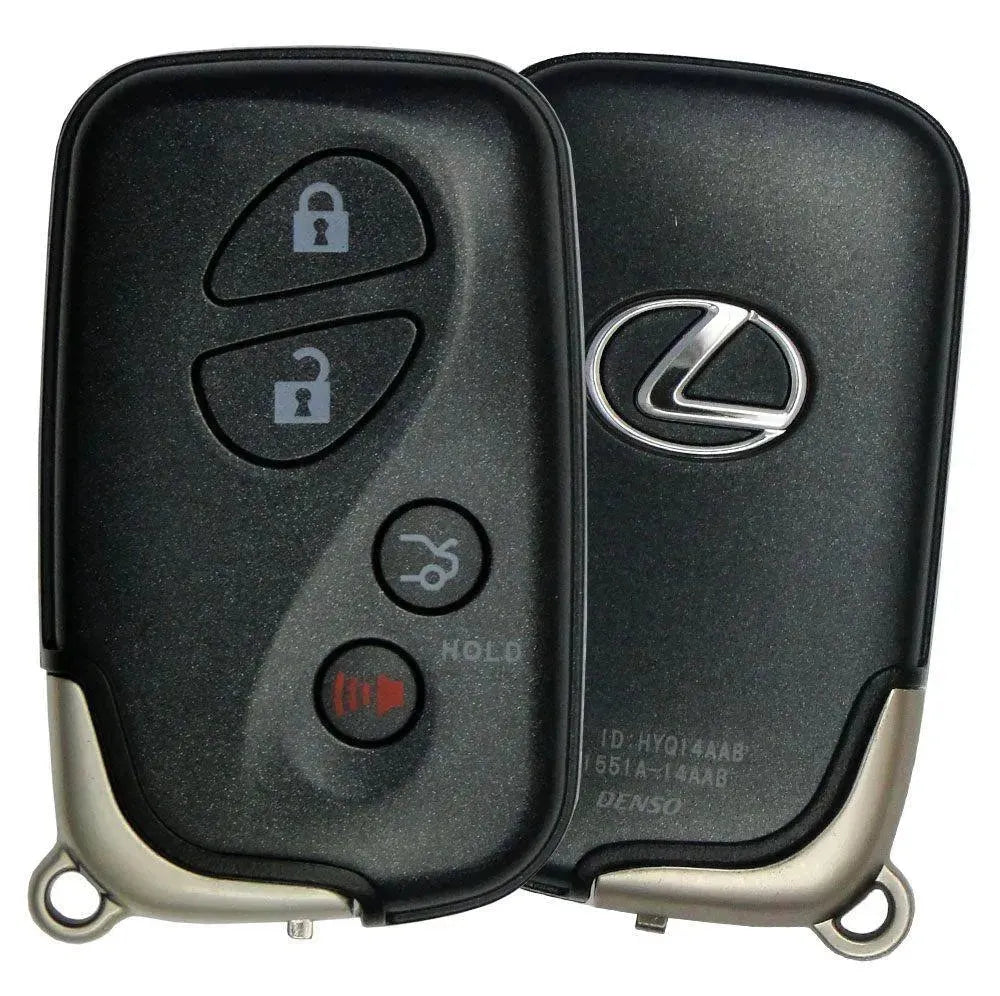 4 Button Lexus Proximity Smart Key HYQ14AAB / E BOARD 3370 / 89904-50380 (OEM Refurbished) - Southeastern Keys