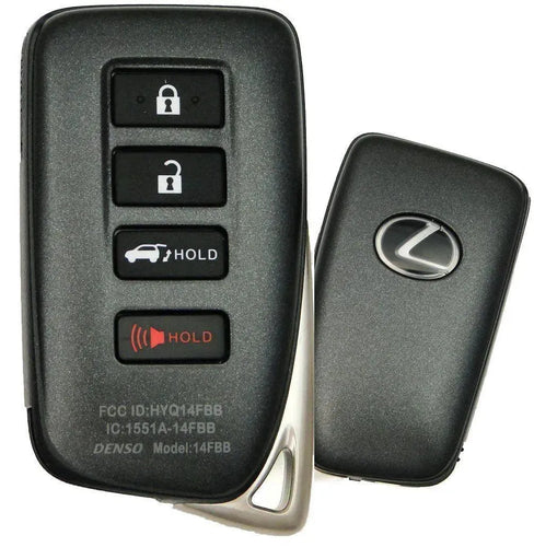 4 Button Lexus Proximity Smart Key w/ Hatch HYQ14FBB / G- Board / 89904-0E160 (OEM) - Southeastern Keys