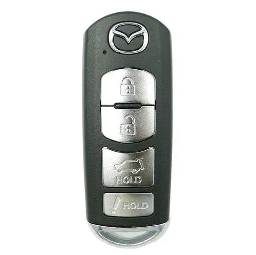 4 BUTTON MAZDA PROXIMITY REMOTE SMART KEY W/ HATCH TKY2-67-5DY / WAZSKE13D01 (OEM) - Southeastern Keys